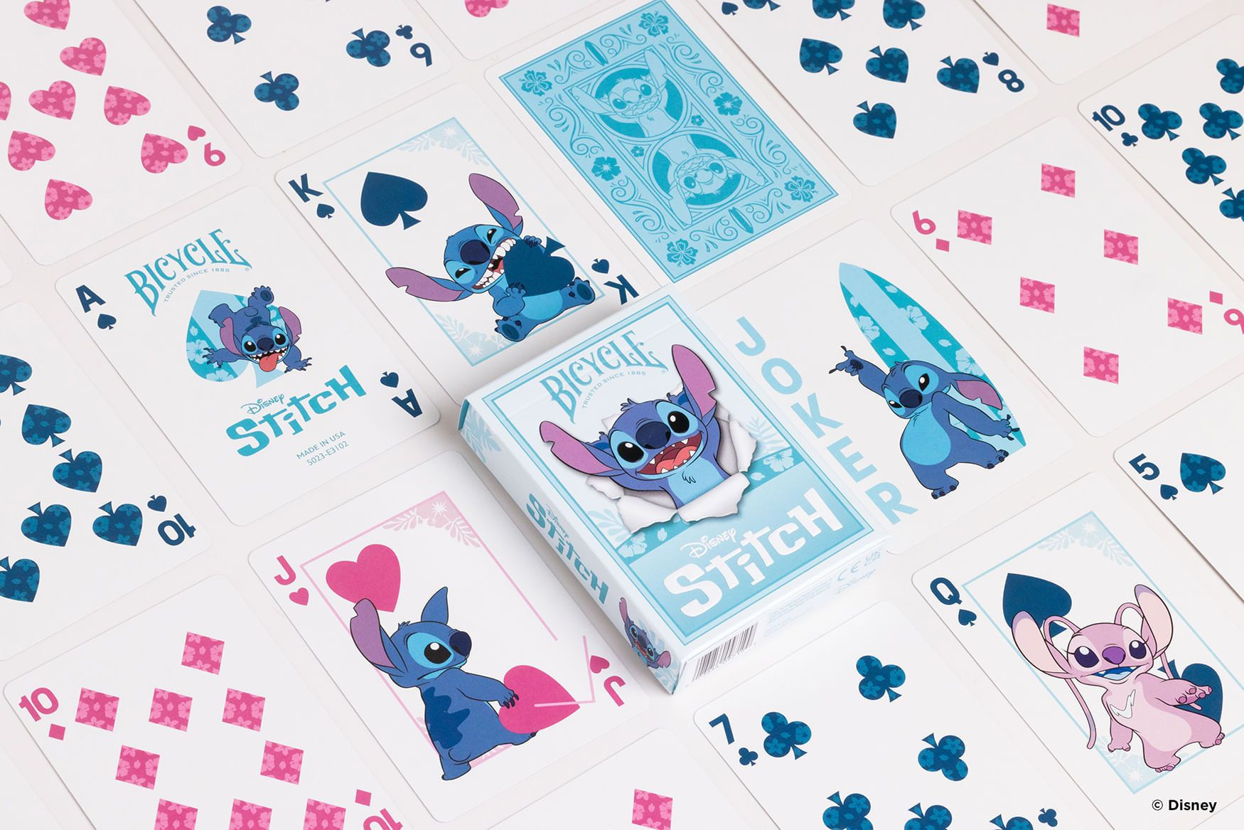 Karty do gry Bicycle Disney Stitch Cartamundi